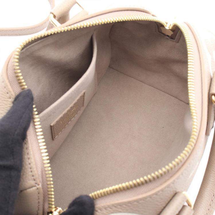 Pre Owned  Louis Vuitton Speedy Bandoulière 20 Tourterelle Cream Leather Handbag