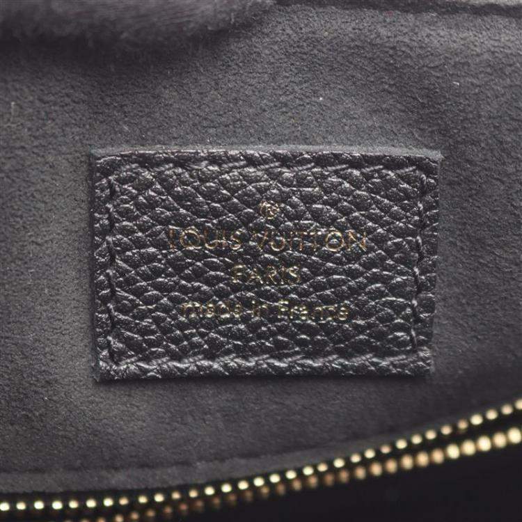 Pre Owned Louis Vuitton Speedy Bandoulière 25 Black Monogram Empreinte Giant Shoulder Bag
