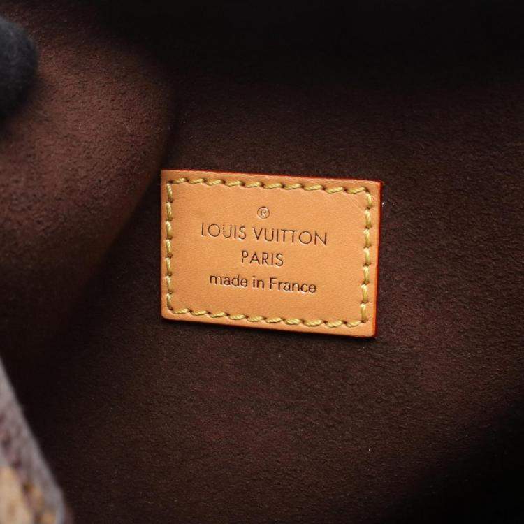 Pre Owned Louis Vuitton Side Trunk MM Brown Monogram Canvas Shoulder Bag