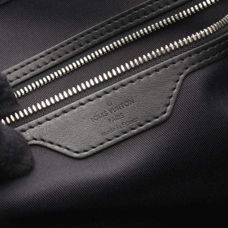 Pre Owned Louis Vuitton Keepall Bandouliere 50 Black Monogram Galaxy Shoulder Bag