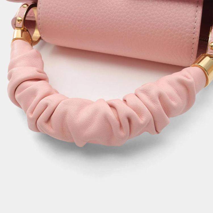 Pre Owned Louis Vuitton Capucines BB Pink Taurillon Leather Shoulder Bag