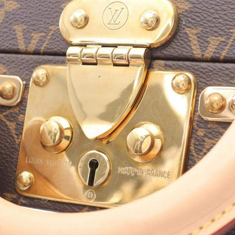 Pre Owned Louis Vuitton Boite Bijou Rose Ballerine Brown Monogram Bag