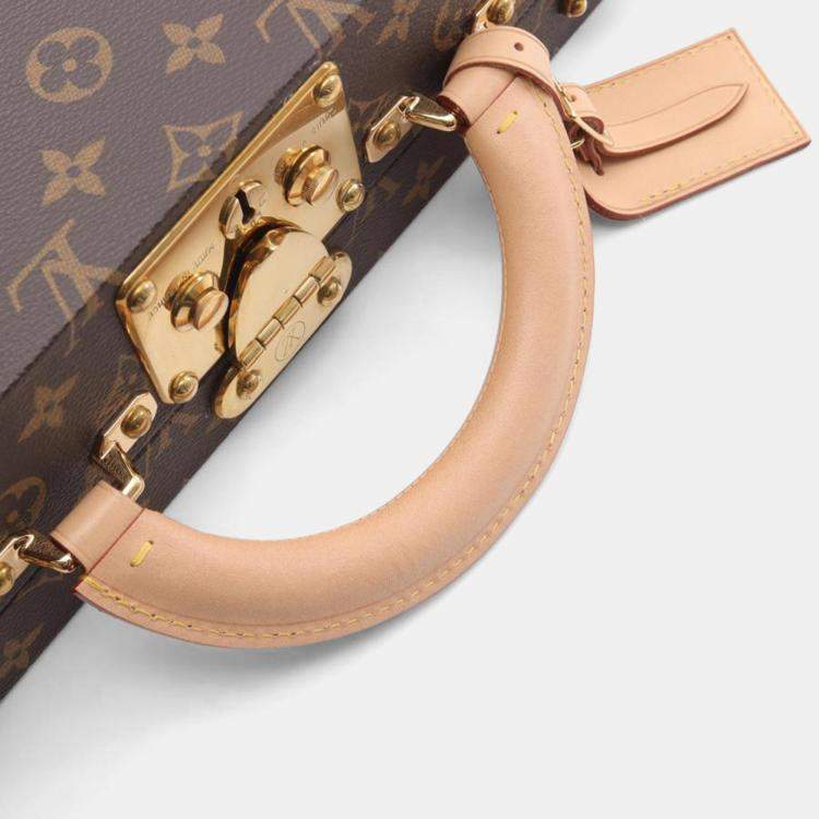 Pre Owned Louis Vuitton Boite Bijou Rose Ballerine Brown Monogram Bag