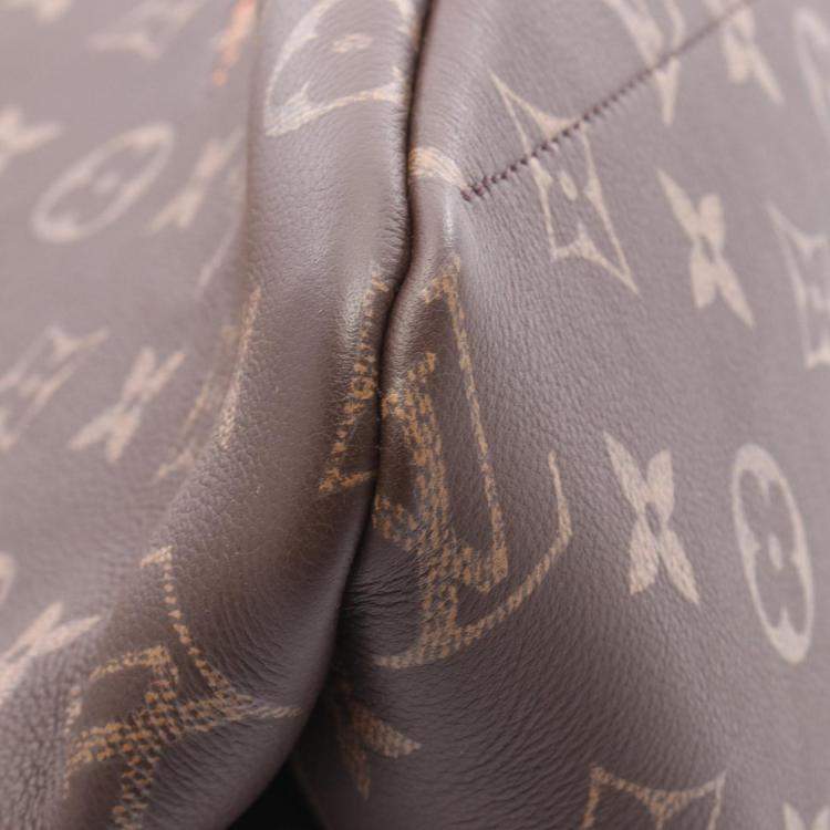 Pre Owned Louis Vuitton Shopper MM Brown Monogram Canvas Tote Bag