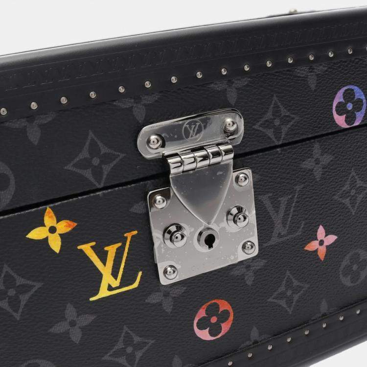 Pre Owned Louis Vuitton Coffret Accessoires Monogram Eclipse Canvas Box Bag