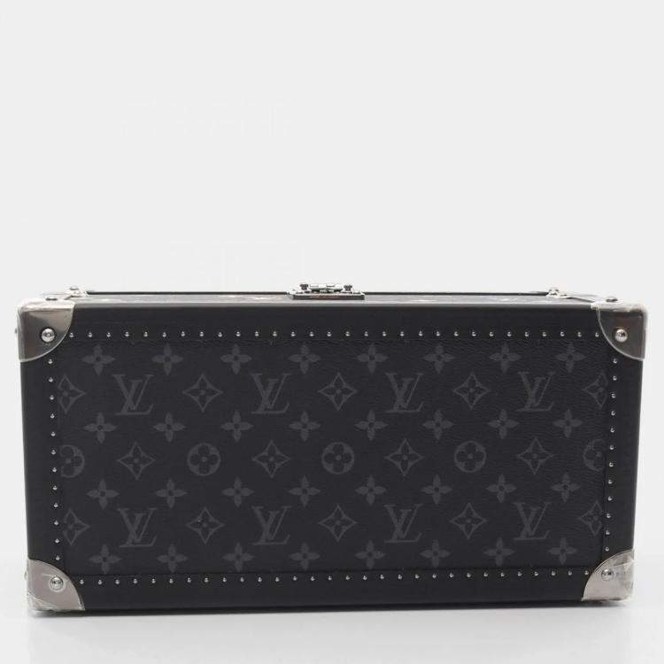 Pre Owned Louis Vuitton Coffret Accessoires Monogram Eclipse Canvas Box Bag