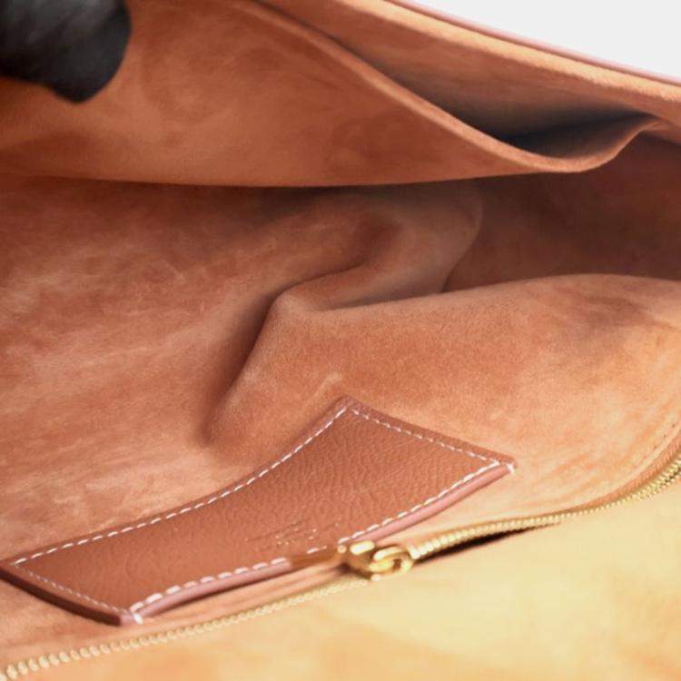 Pre Owned Louis Vuitton Soft Twist Brown Calfskin Shoulder Bag