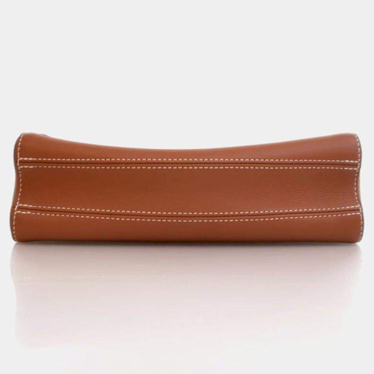 Pre Owned Louis Vuitton Soft Twist Brown Calfskin Shoulder Bag