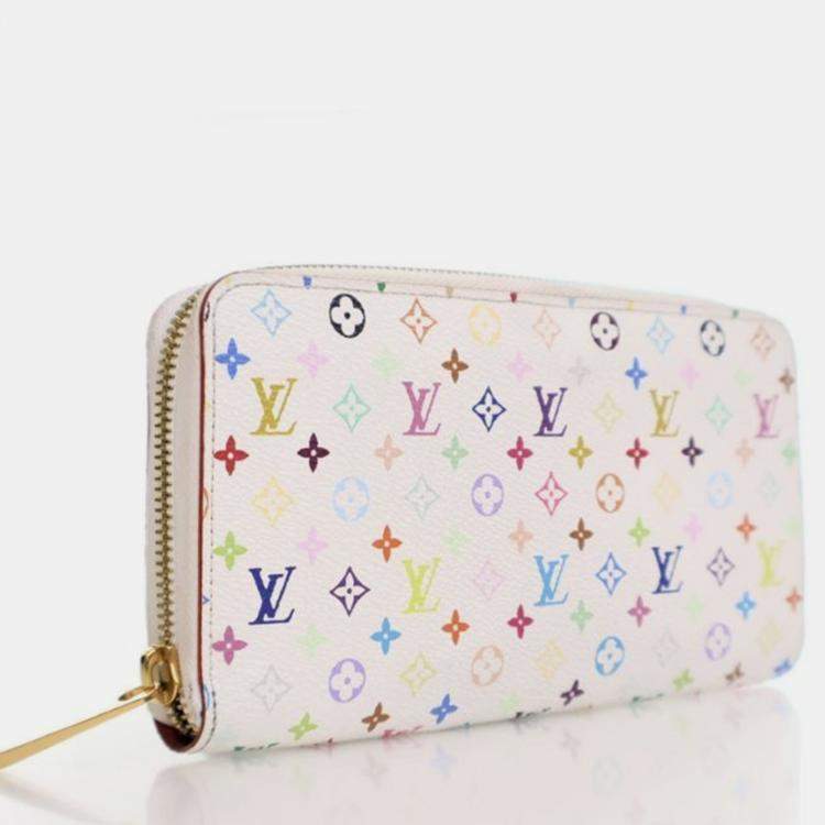 Pre Owned Louis Vuitton Zippy Multicolor Monogram Canvas Wallet