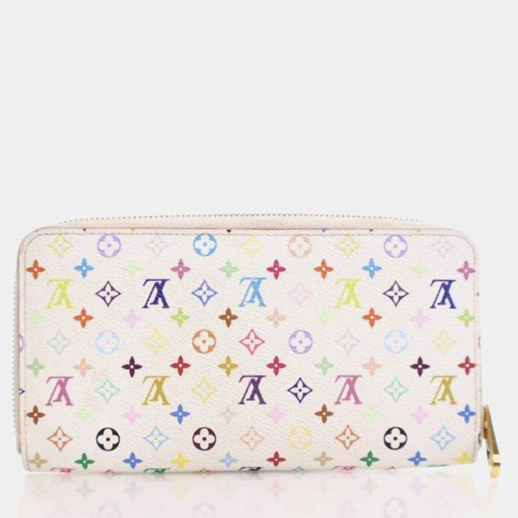 Pre Owned Louis Vuitton Zippy Multicolor Monogram Canvas Wallet