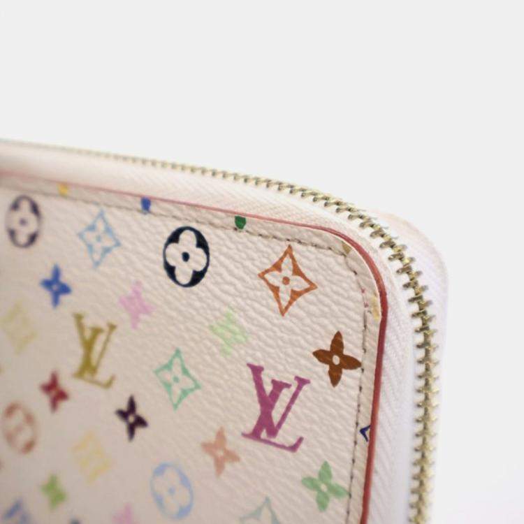 Pre Owned Louis Vuitton Zippy Multicolor Monogram Canvas Wallet
