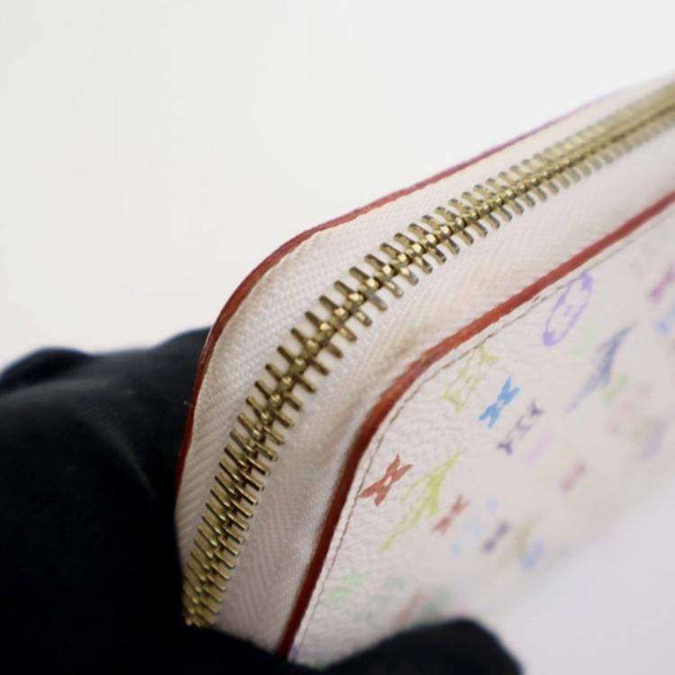 Pre Owned Louis Vuitton Zippy Multicolor Monogram Canvas Wallet