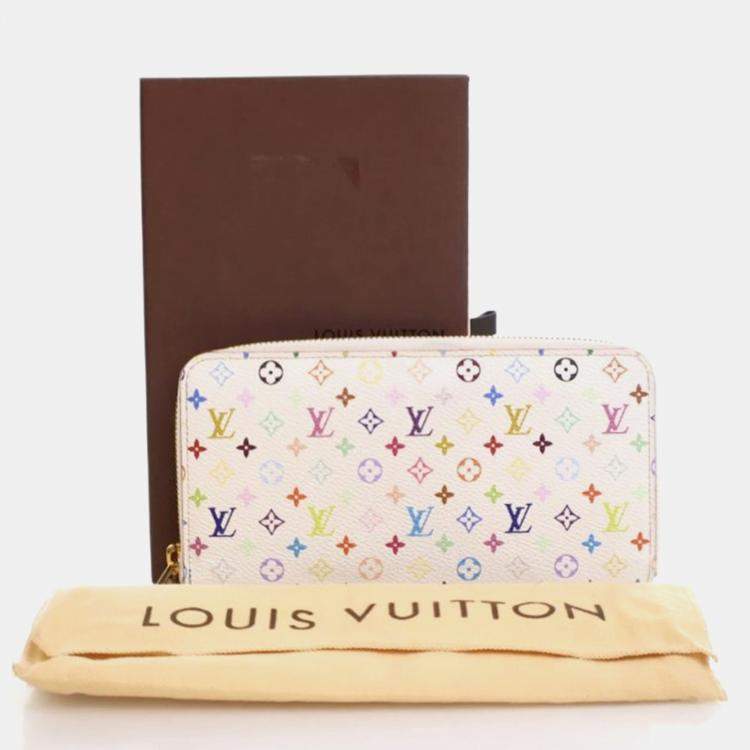 Pre Owned Louis Vuitton Zippy Multicolor Monogram Canvas Wallet