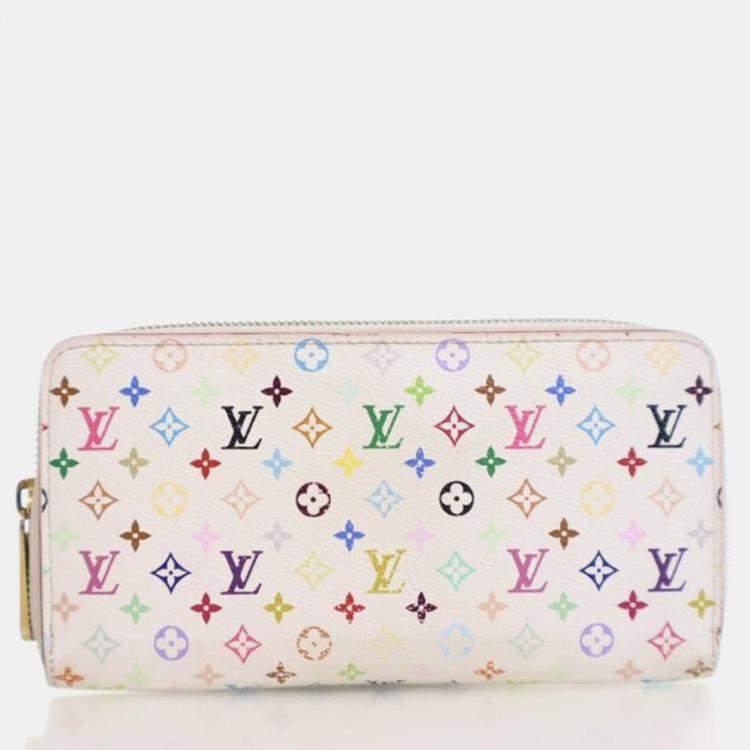 Pre Owned Louis Vuitton Zippy Monogram Multicolor Canvas Wallet