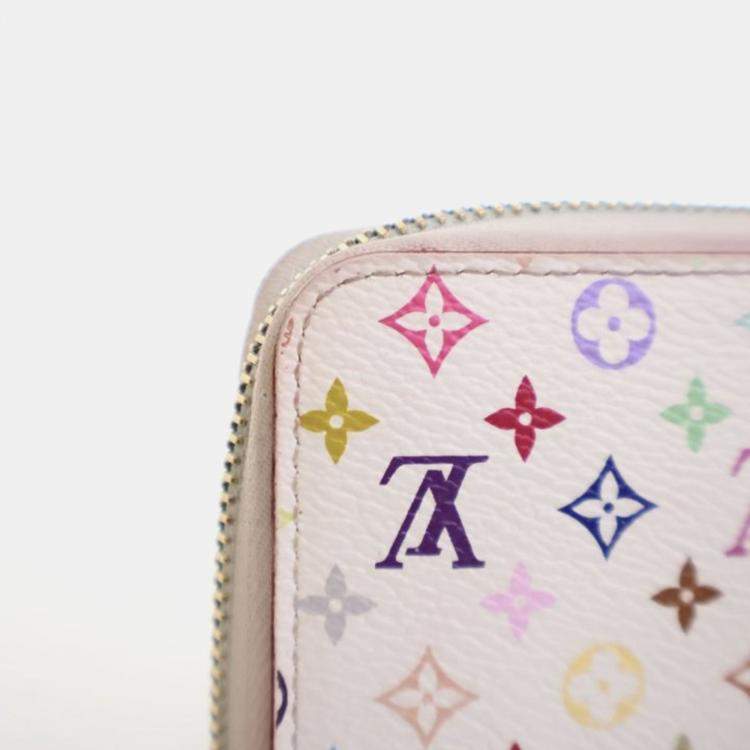 Pre Owned Louis Vuitton Zippy Monogram Multicolor Canvas Wallet