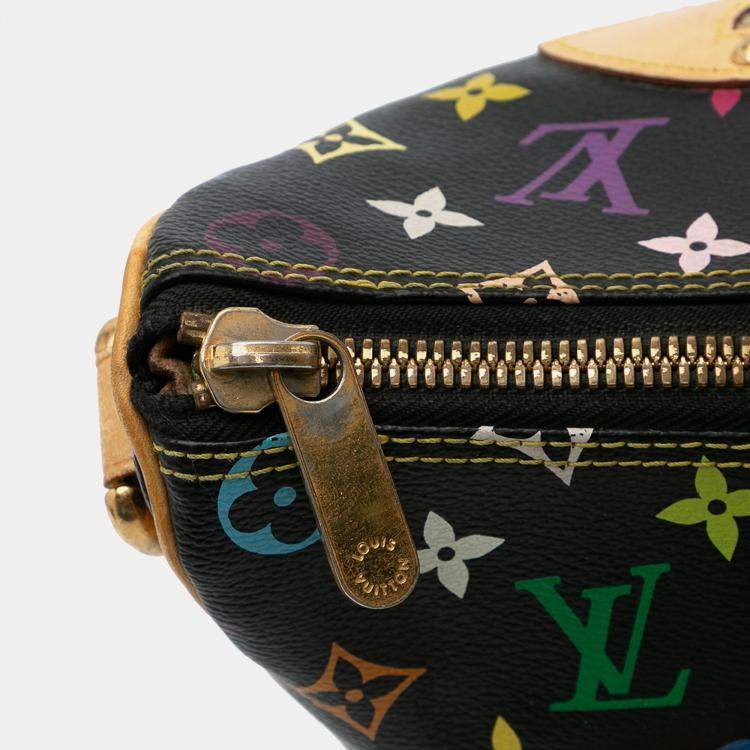 Pre Owned Louis Vuitton Black Monogram Multicolore Rita