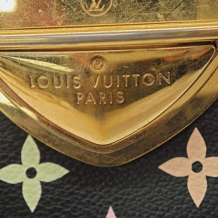 Pre Owned Louis Vuitton Black Monogram Multicolore Rita
