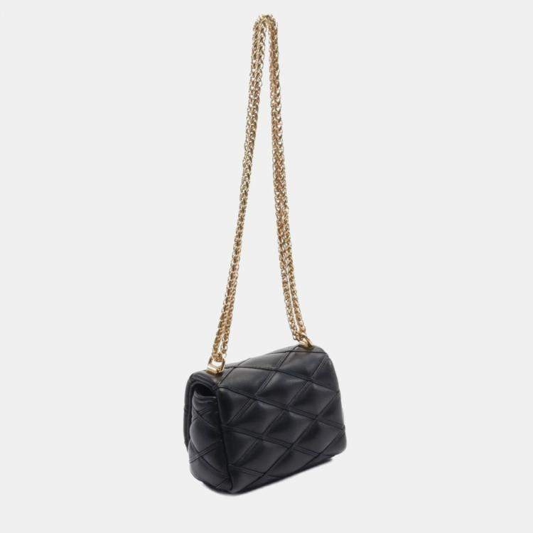 Pre Owned Louis Vuitton Pico GO-14 Black Leather Shoulder Bag