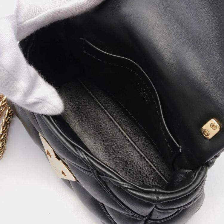 Pre Owned Louis Vuitton Pico GO-14 Black Leather Shoulder Bag