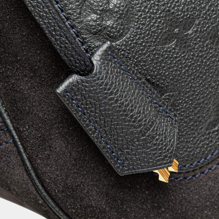 Pre Owned Louis Vuitton Navy Blue Monogram Empreinte Audacieuse MM