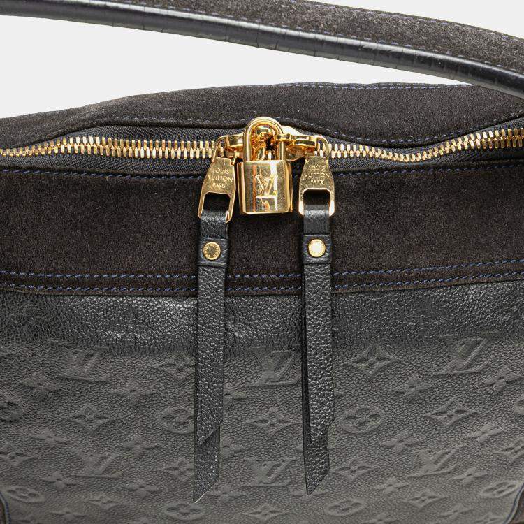 Pre Owned Louis Vuitton Navy Blue Monogram Empreinte Audacieuse MM