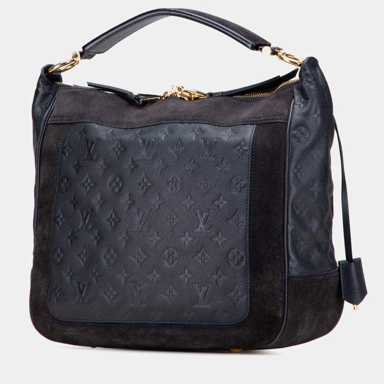 Pre Owned Louis Vuitton Navy Blue Monogram Empreinte Audacieuse MM