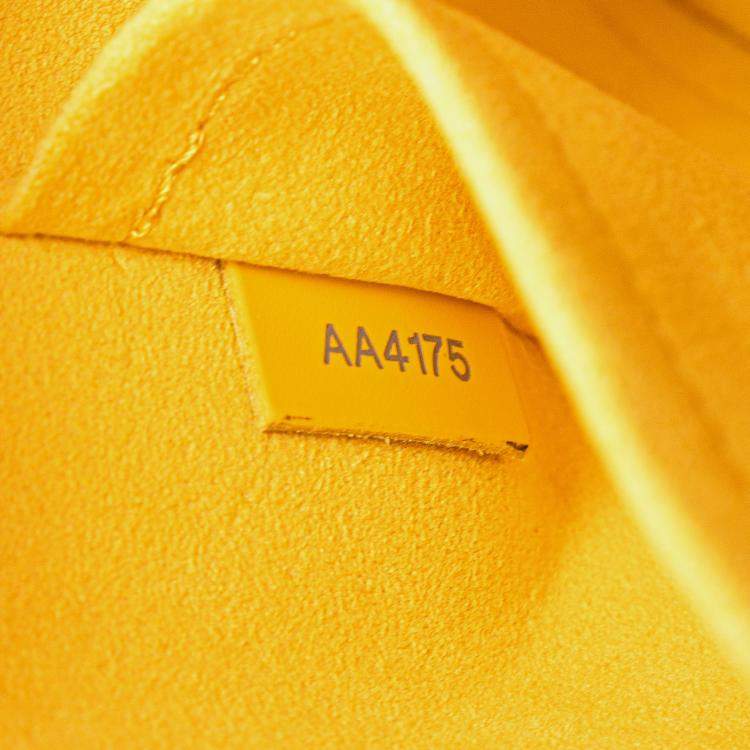Pre Owned Louis Vuitton Yellow Epi Alma BB