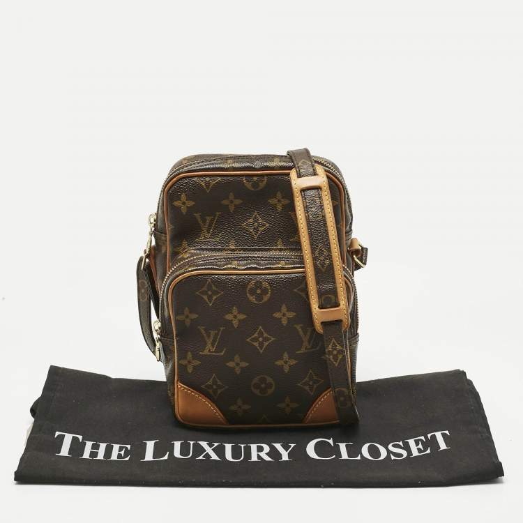 Pre Owned Louis Vuitton Monogram Canvas and Leather Amazone Bag
