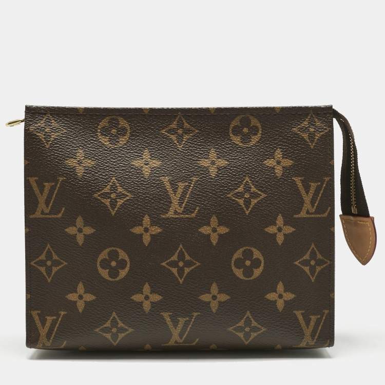 Pre Owned Louis Vuitton Monogram Canvas Toiletry 19 Pouch 