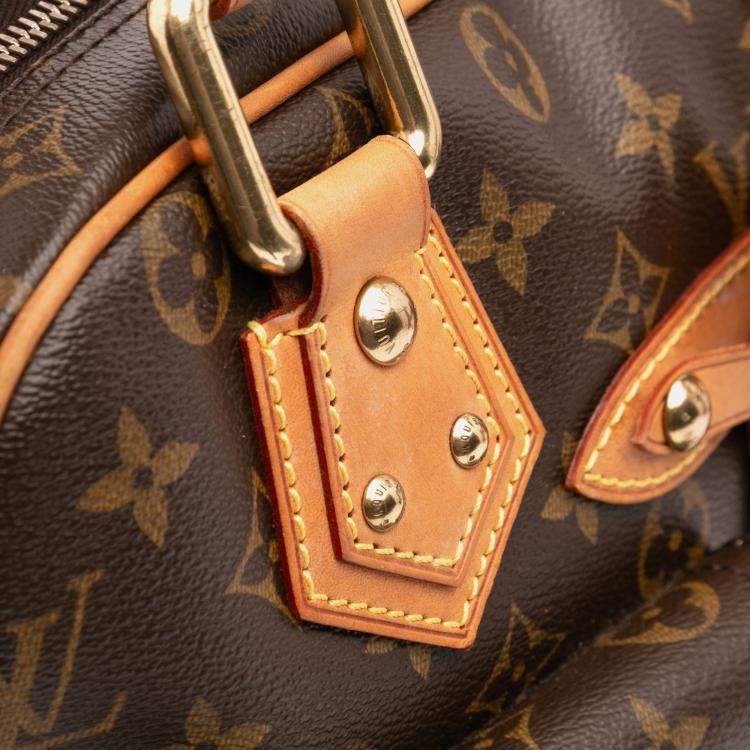 Pre Owned Louis Vuitton Brown Monogram Manhattan GM