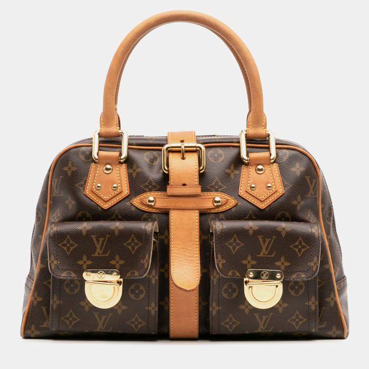 Pre Owned Louis Vuitton Brown Monogram Manhattan GM