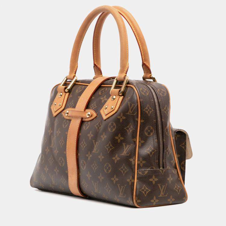 Pre Owned Louis Vuitton Brown Monogram Manhattan GM