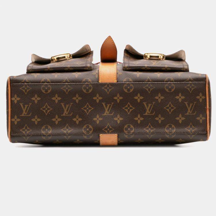 Pre Owned Louis Vuitton Brown Monogram Manhattan GM