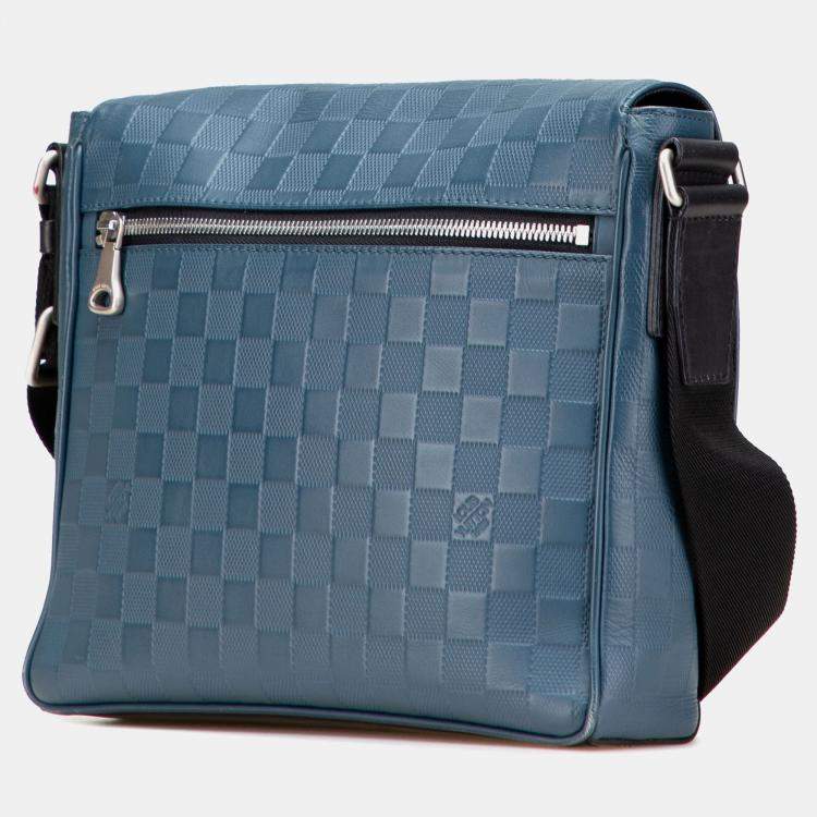 Pre Owned Louis Vuitton Blue Damier Infini District PM