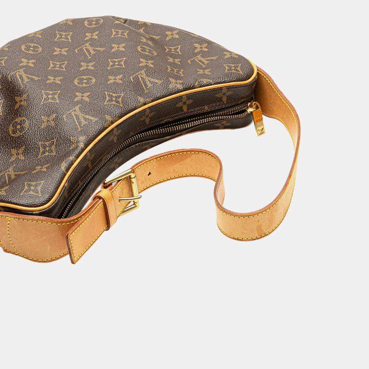 Pre Owned Louis Vuitton Brown Monogram Croissant MM
