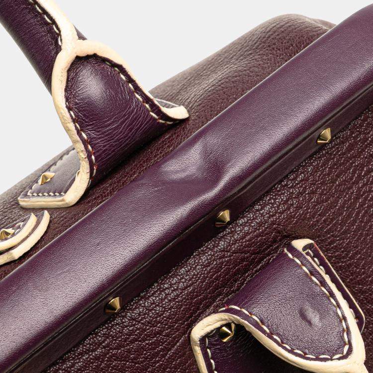 Pre Owned Louis Vuitton Purple Suhali Lingenieux PM
