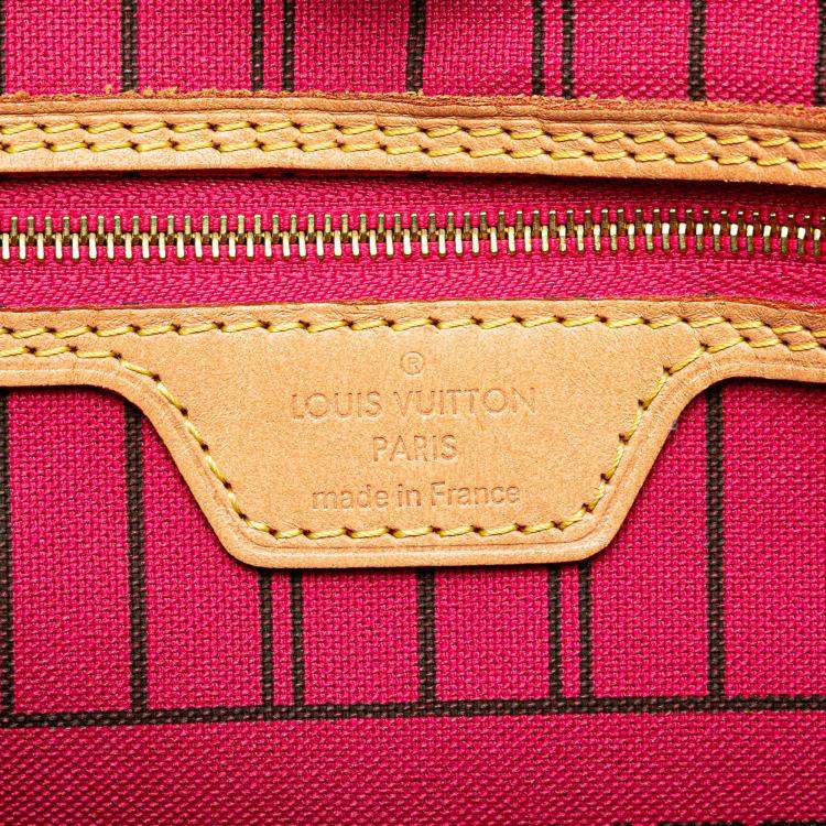 Pre Owned Louis Vuitton Brown Monogram Neverfull PM