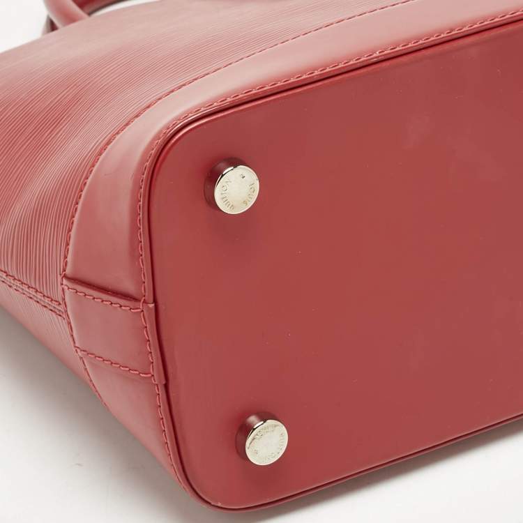 Pre Owned Louis Vuitton Carmine Epi Leather Mirabeau PM Bag