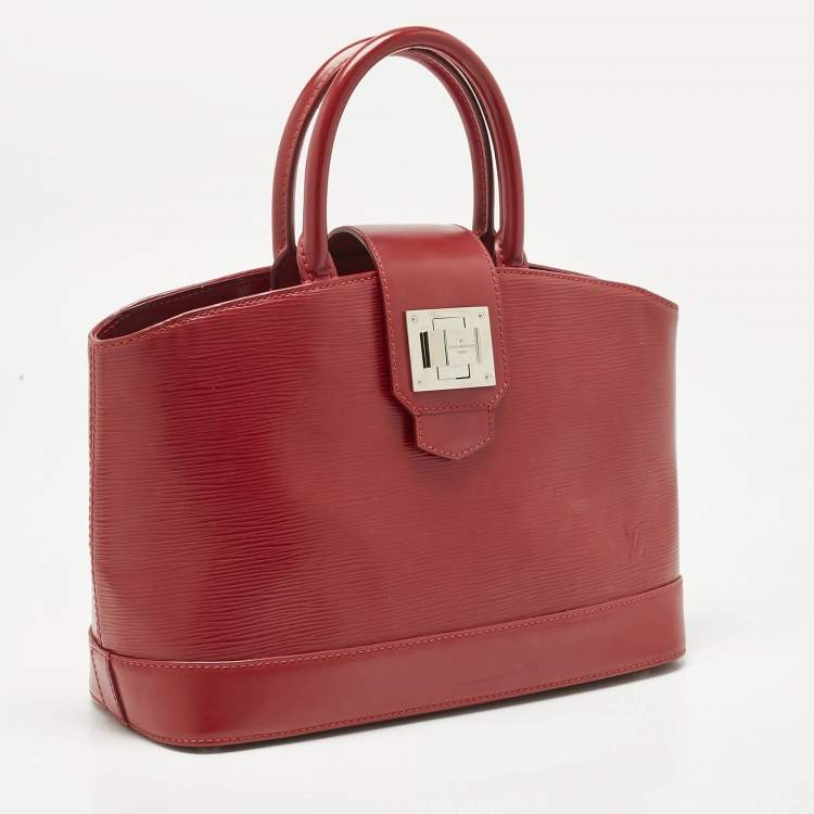 Pre Owned Louis Vuitton Carmine Epi Leather Mirabeau PM Bag