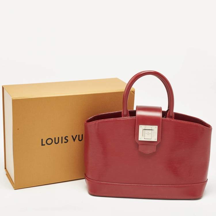 Pre Owned Louis Vuitton Carmine Epi Leather Mirabeau PM Bag