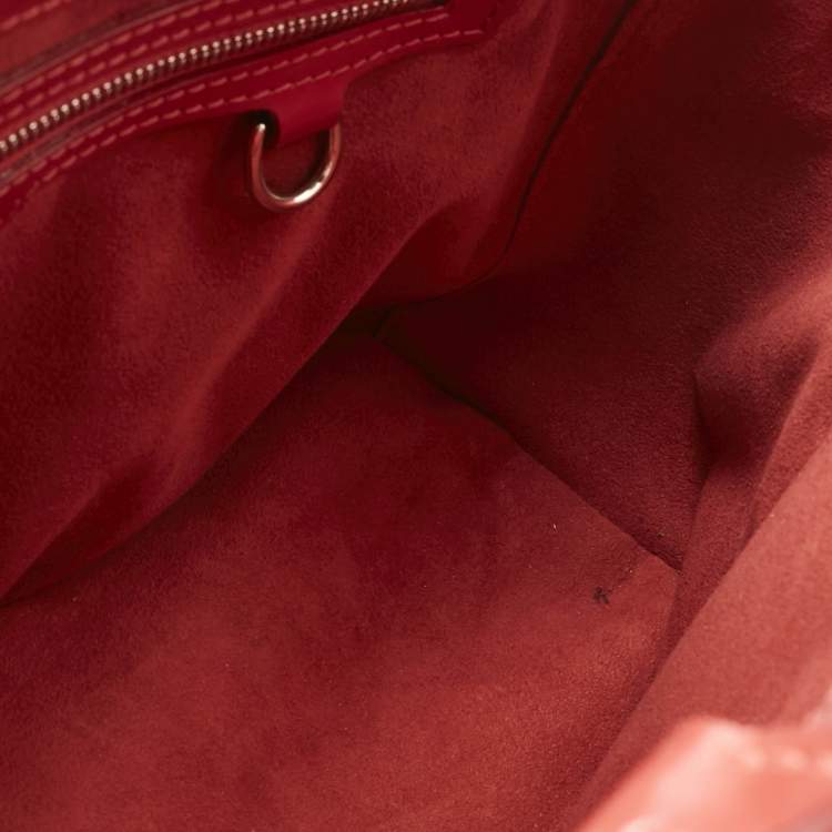 Pre Owned Louis Vuitton Carmine Epi Leather Mirabeau PM Bag