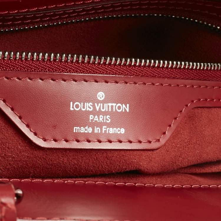 Pre Owned Louis Vuitton Carmine Epi Leather Mirabeau PM Bag