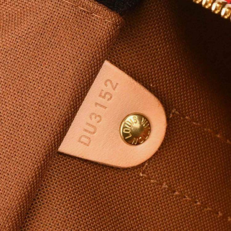 Pre Owned Louis Vuitton Keepall Bandoulière 55 Brown/Red Pumpkin Dots Canvas Duffle Bag