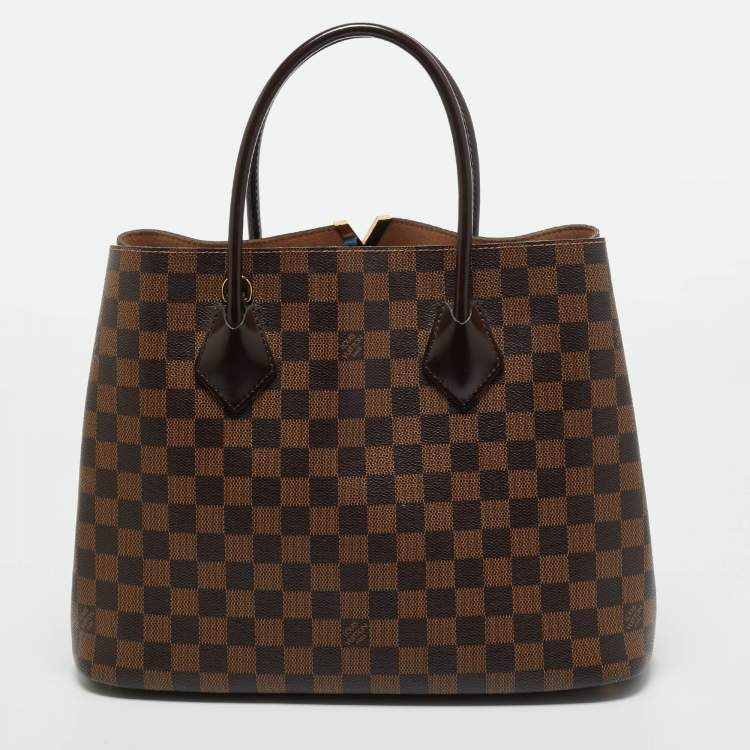 Pre Owned Louis Vuitton Damier Ebene Canvas Kensington V Bag