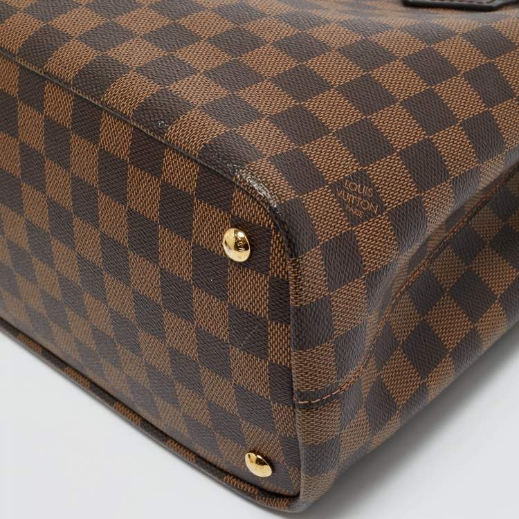 Pre Owned Louis Vuitton Damier Ebene Canvas Kensington V Bag