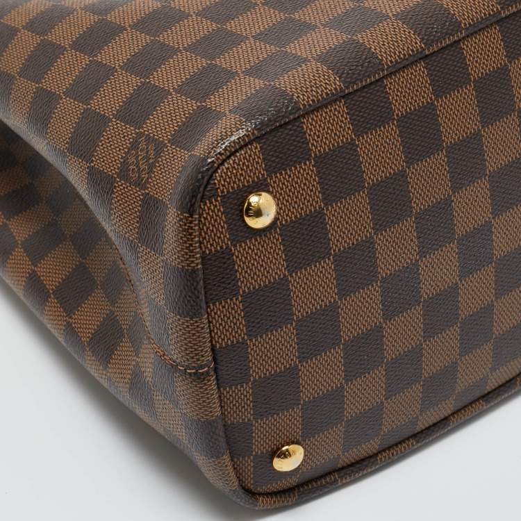 Pre Owned Louis Vuitton Damier Ebene Canvas Kensington V Bag