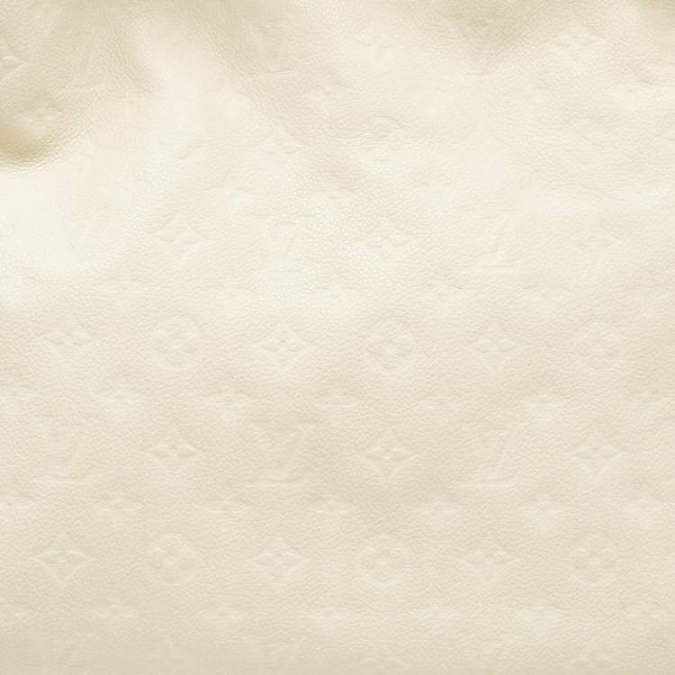 Pre Owned Louis Vuitton Neige Monogram Empreinte Leather Artsy MM Bag