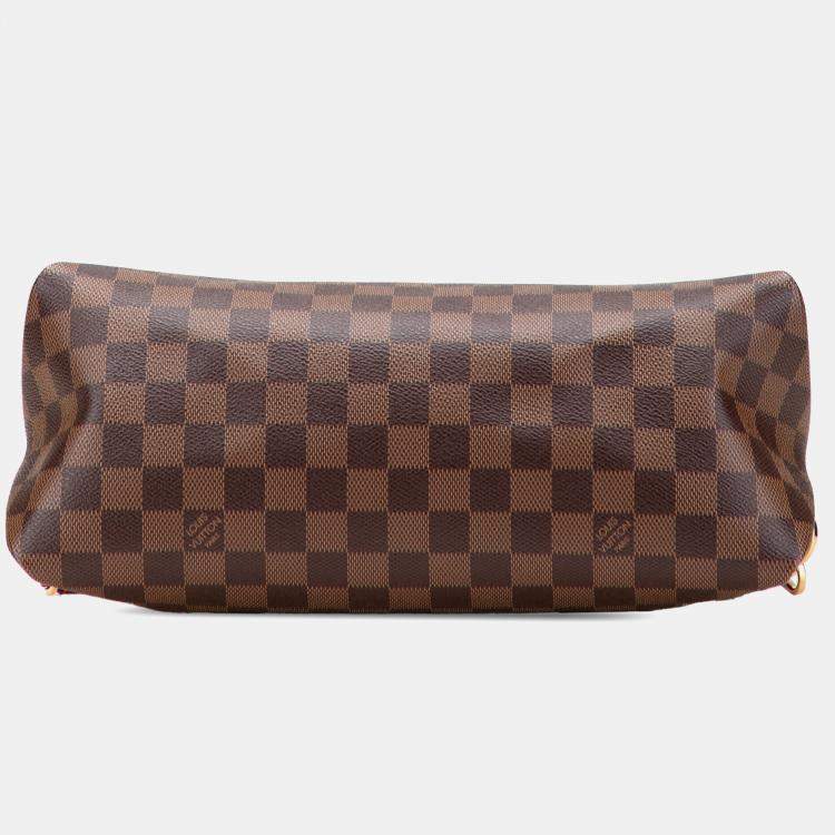 Pre Owned Louis Vuitton Brown/Red Damier Ebene Beaubourg MM Bag