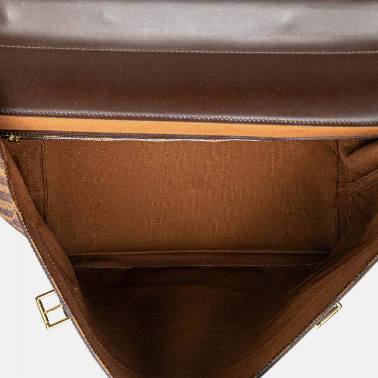 Pre Owned Louis Vuitton Brown Damier Ebene West End PM Bag