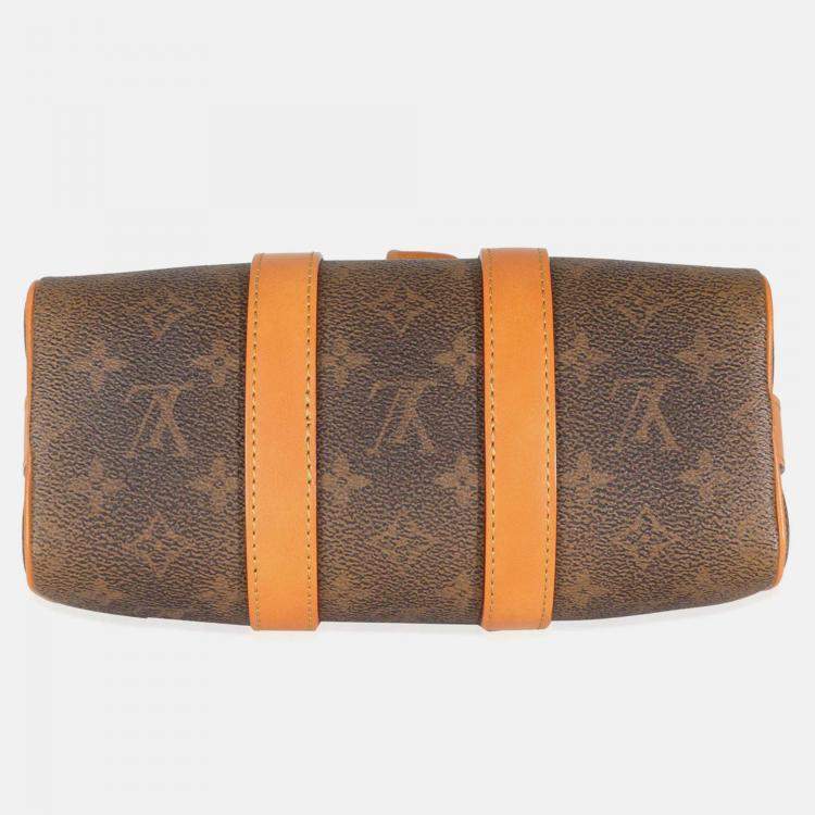 Pre Owned Louis Vuitton Monogram Dust Canvas Keepall Bandouliere 25
